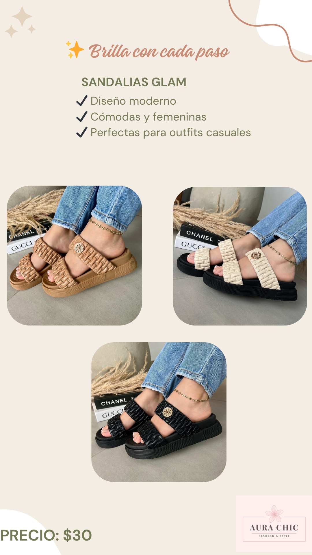 Sandalias Glam